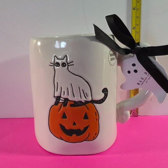 Rae Dunn Feline Spooky Double-Sided Mug - Picture 1 of 3